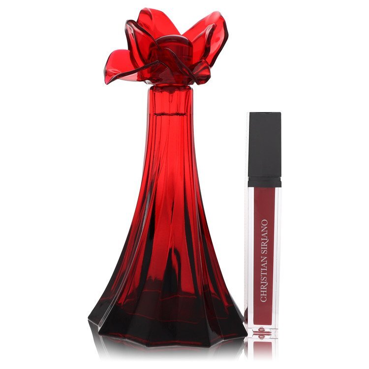 Christian Siriano Ooh La Rouge by Christian Siriano Eau De Parfum Spray + 0.21 Oz Red Lip Gloss (Unboxed) 3.4 oz (Women)