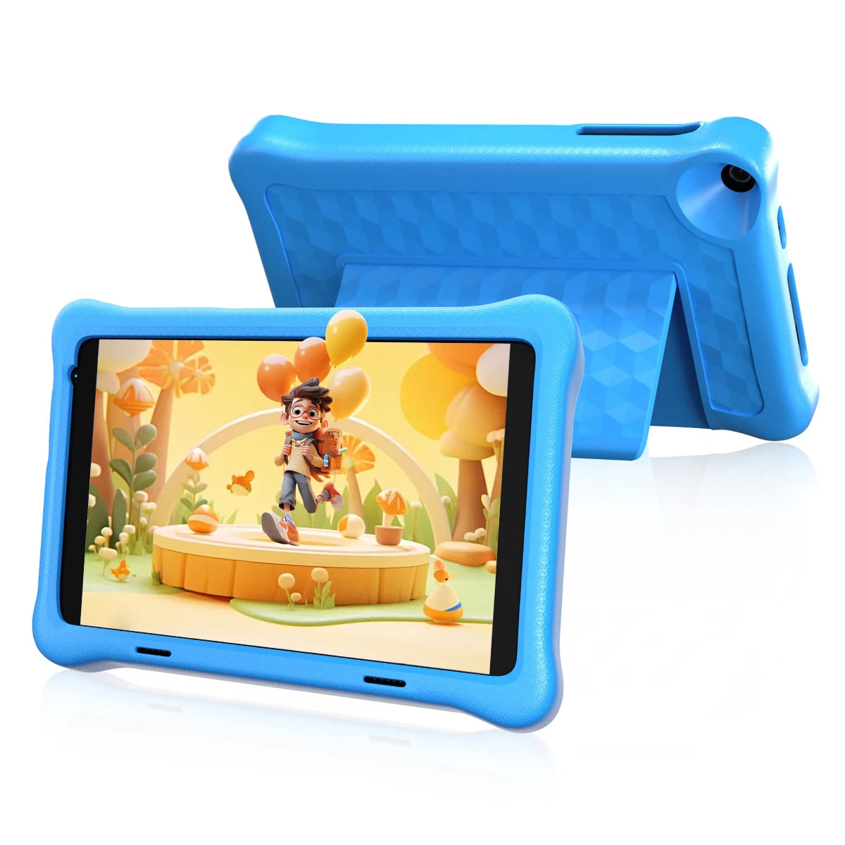 8" Kids Tablet Android 11 2GB+32GB Quad Core 5000mAh Eye-Protective w/ Case