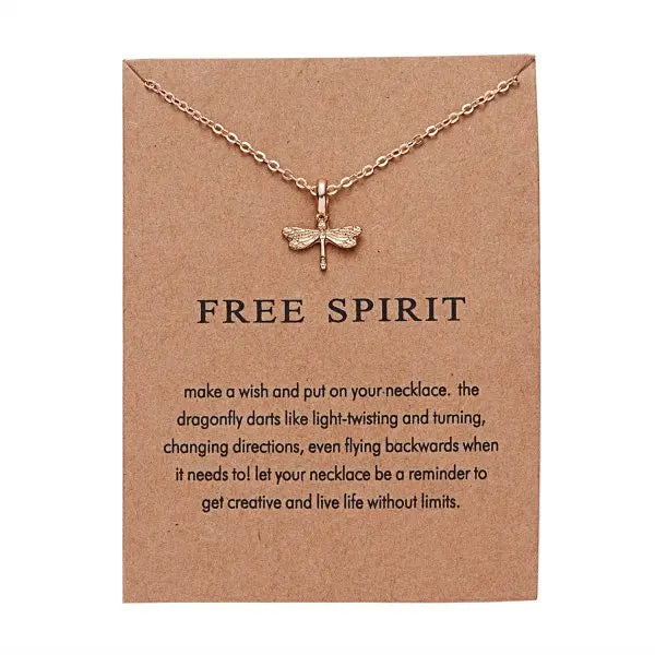 New Trendy Alloy Cute Elegant Sun Star Leaves Bird Butterfly Heart Luck Pendant Necklaces for Women Fashion Accessories Jewelry
