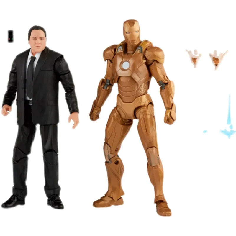 Marvel Legends Infinity Saga Ironman Mark XXI & Happy Hogan 2-Pack Exclusive 6" Loose Action Figure