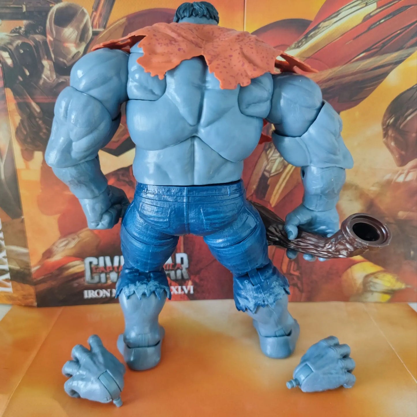 Marvel Legends 80th Anniversary Incredible Hulk Gray 8" Loose Action Figure
