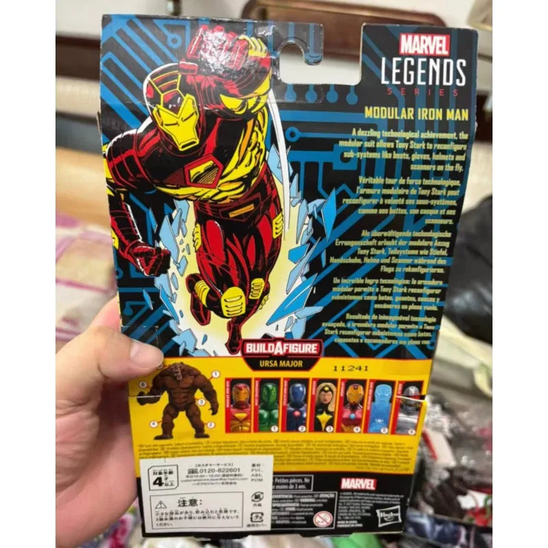 Original Hasbro Marvel Legends Series MODULAR IRON MAN Anime Figure Toy Model Collection