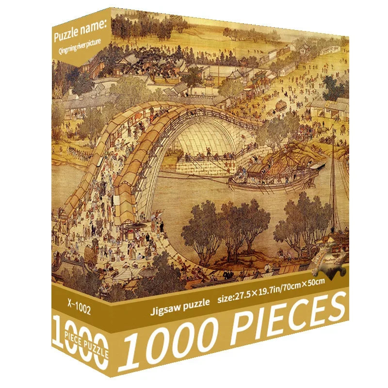 70*50CM 1000 Piece Puzzle for Adults Challenging Decompression Creative Home Decoration Gift All Special Occasions