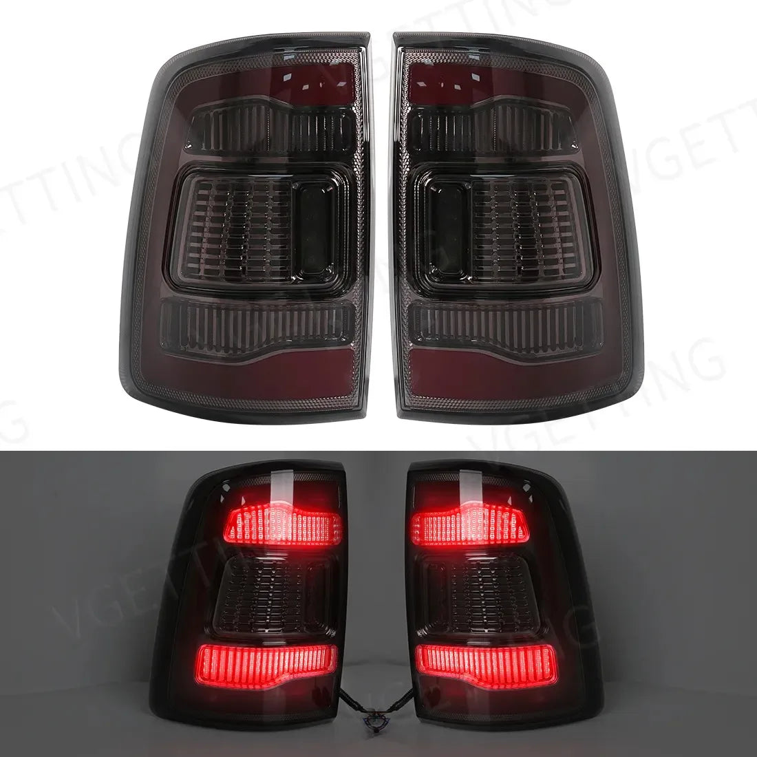 Tail Lamps For Dodge Ram 1500 2500 3500 2009 2010 2011 2012 2013 2014 2015 2016 2017 2018 LED Fog Rear Driving Brake Turn Signal