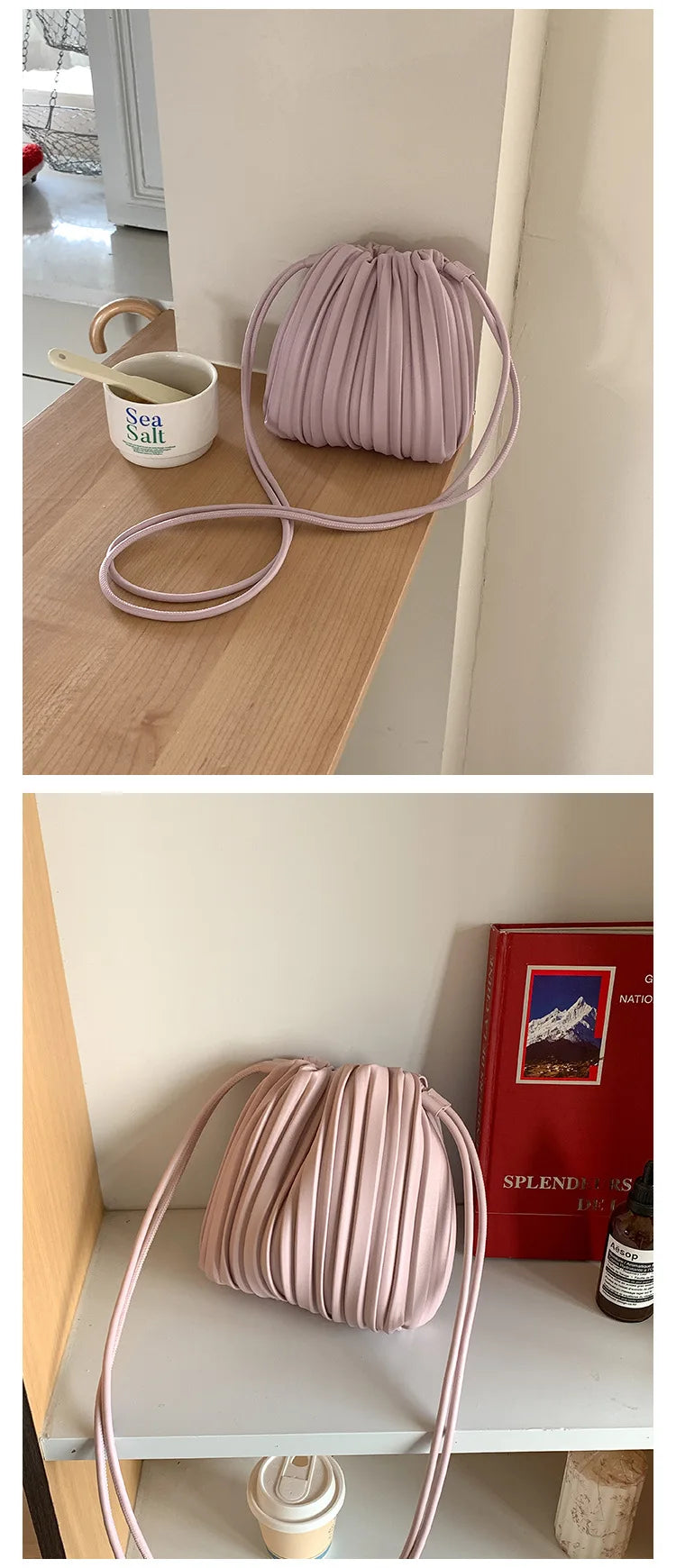 Pink Summer Fashion Crossbody Bag Women's PU Shoulder Mini Luxury Casual Bag