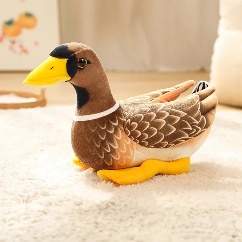 29cm Lifelike Green Swimming Wild Duck Plush Toy Simulation Animal Stuffed Doll Cute Children's room Decor Kids Birthday Gift