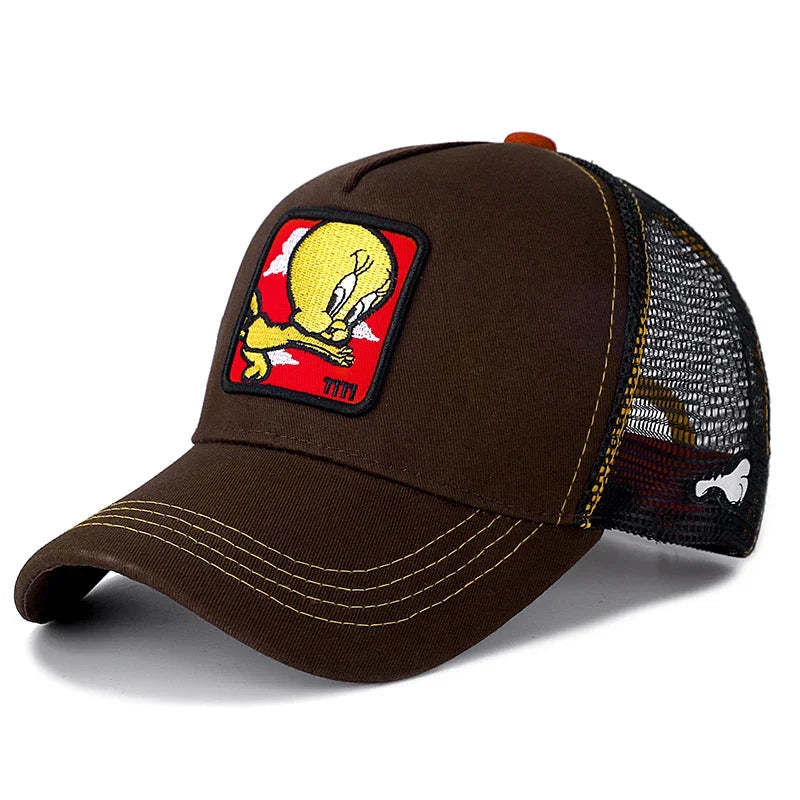 High Quality Brand Anime Cartoon Snapback Cotton Baseball Cap Men Dad Mesh Hats