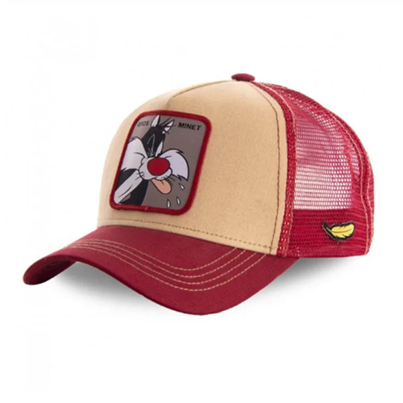 High Quality Brand Anime Cartoon Snapback Cotton Baseball Cap Men Dad Mesh Hats