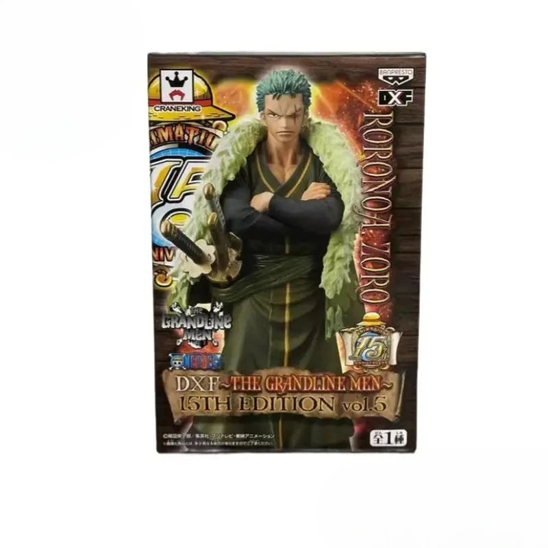 【IN STOCK】Original Banpresto DXF The Grandline Men 15th Edition Vol.5 One Piece Roronoa Zoro 17cm Figure Collectible Model