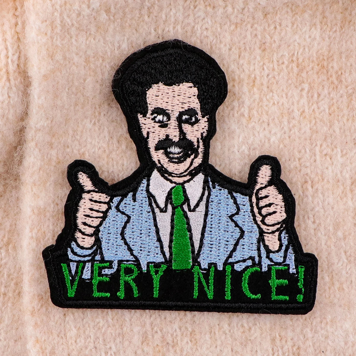VERY NICE Patches On Clothes Funny Quotes Iron on Embroidered Patches For Clothing DIY Stripes Applique Accessory