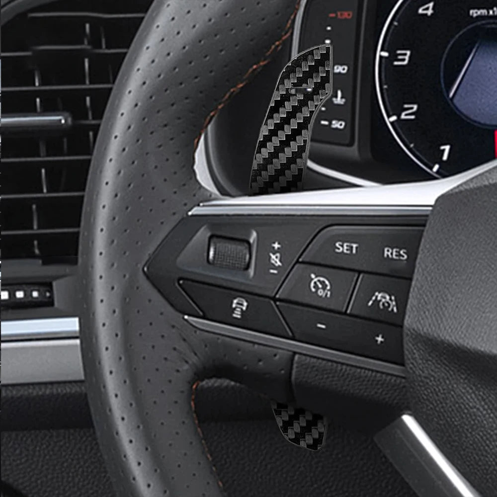 Carbon Fiber Paddle Shifter For Seat CNC Magnetic Paddle Shift Aluminum Alloy Leon Cupra Formentor Leon ST