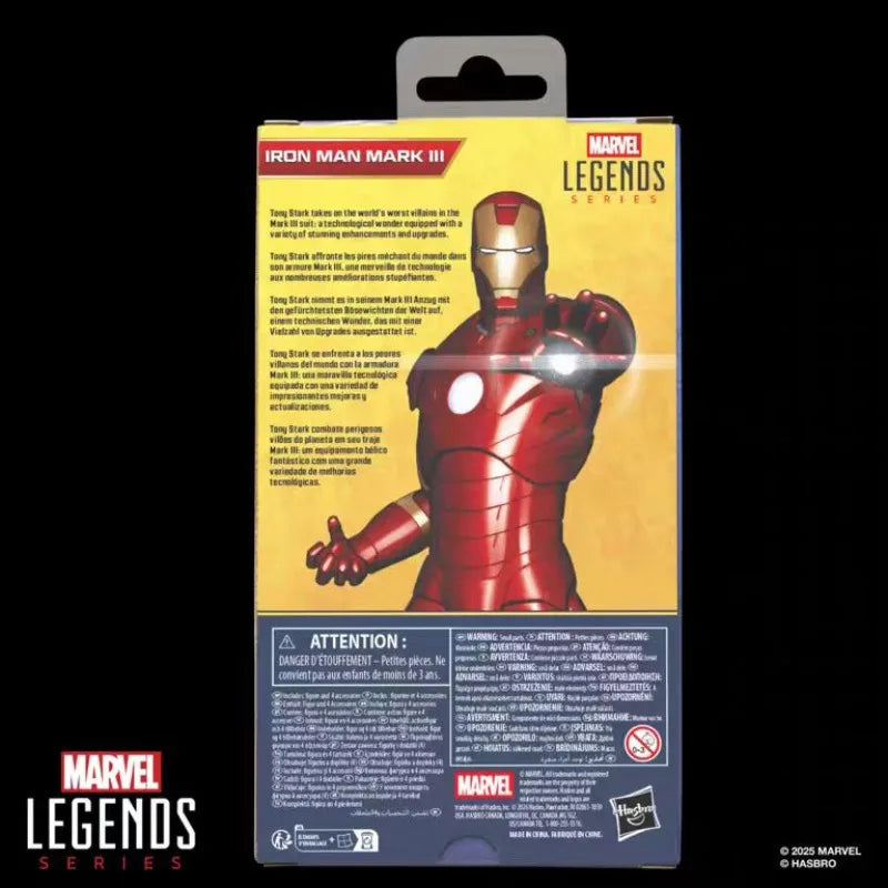 Original Hasbro Marvel Legends Series IRON MAN MARKIII Action Toy Figure Model