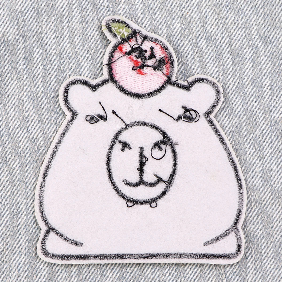 Cute Capybara Embroidery Patches For Clothing Patches For Clothes Cartoon Animal DIY Iron on Patch On Clothes Stickers