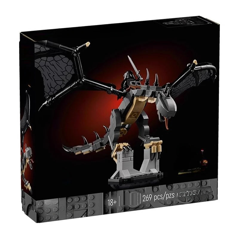 MOC Lord of the Rings Black Dragon Fell Beast Building Blocks DIY Model Bricks