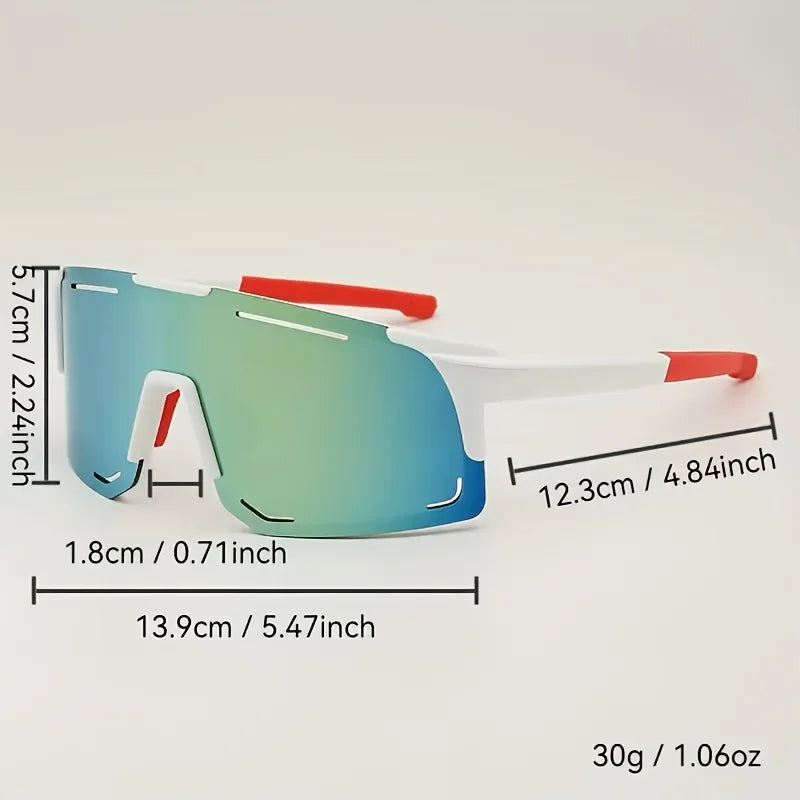 4 Pairs of Retro Sports Fashion Glasses for Men and Women Stylish Gradient Lenses Lightweight and Durable Design