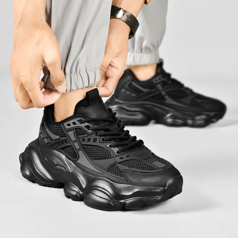 Large Size 48 Athletic Men's Sneakers High Quality Sport Walking Sneakers For Men Black Platform Casual Basletball Running Shoe
