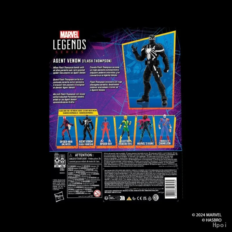 Original Hasbro Marvel Legends Series Agent Venom (Flash Thompson) Action Toy Figure Model Collection
