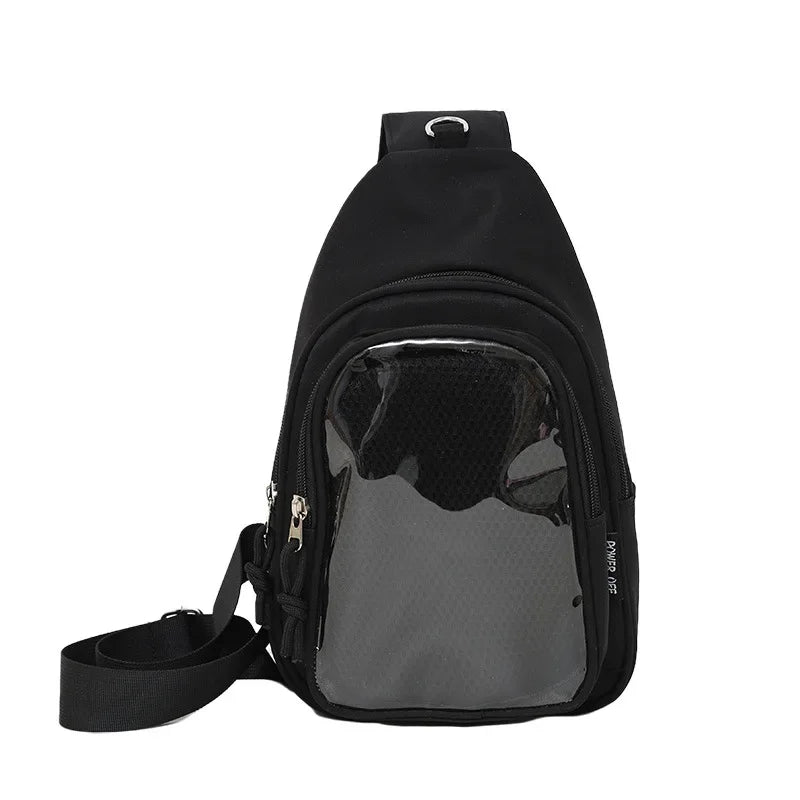 Kawaii Japanese Itabag Girls Soft Nylon Backpack Crossbody Bags 10CM Doll Women With Display Plate Cross Body Sling Pouch 2026