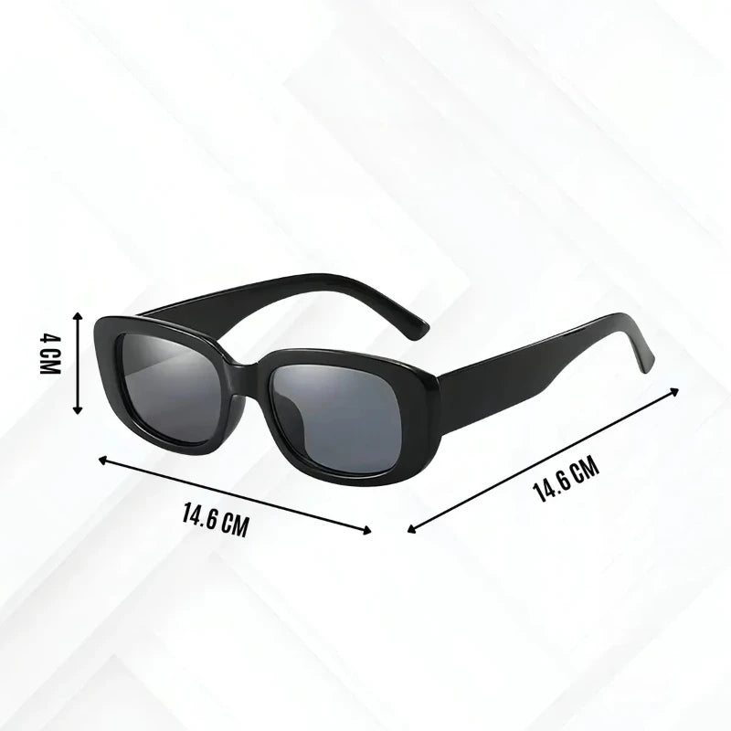 10PCS Classic Black Square Fashion Glasses For Party Photography Wedding Birthday Graduation Hiking