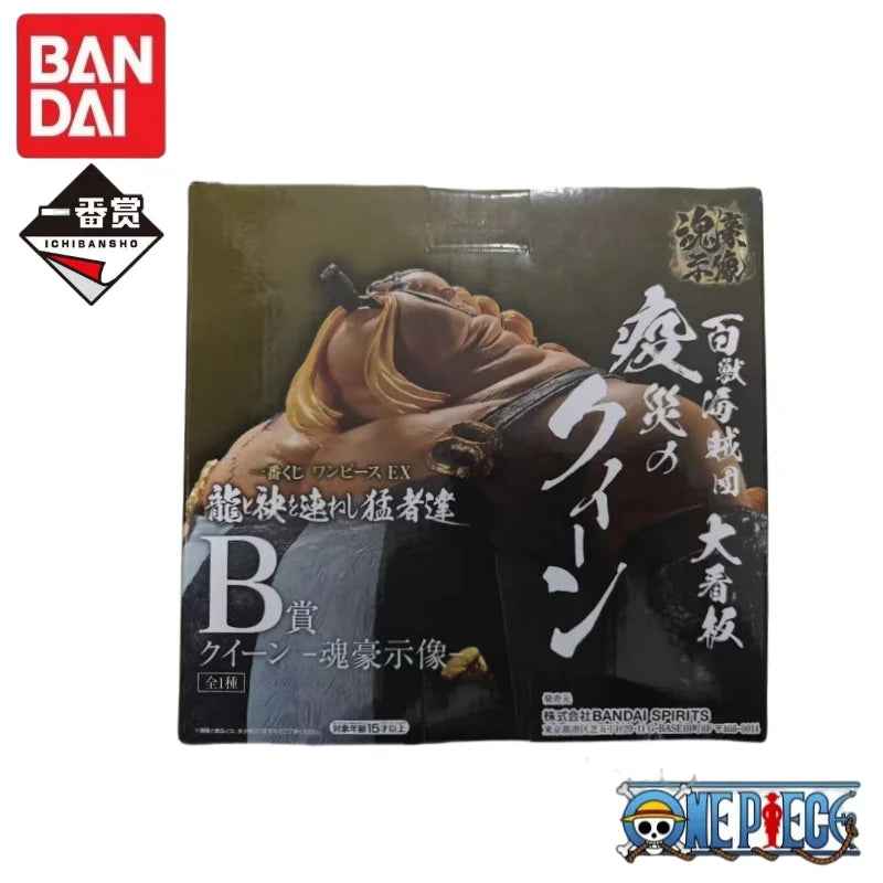 Special OfferIn Stock Original Bandai Ichiban Kuji One Piece Ex Warriors Who Stand with Dragons Queen King Anime Figures Mol Col