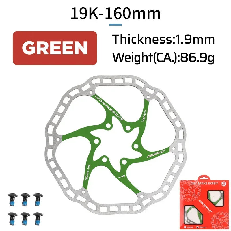 Mtb Rotor 160MM 180MM Mountain Bike Hydraulic Disc Brake Rotor High Strength Bicycle Hydraulic Brake Rotors Durable Cycling Part