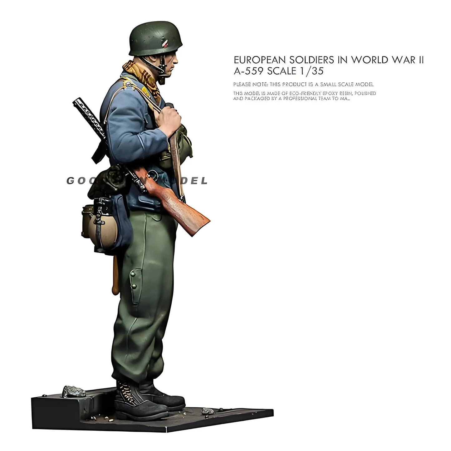 1/35 Resin Figure Model Kit EU Soldier World WAR IIA-558 Unassembled & Unpainted