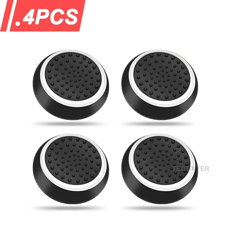 4Pcs Silicone Gel Thumb Grips Cover,Sony PS5/PS3/PS4, XBOX 1 Series X S/Xbox360