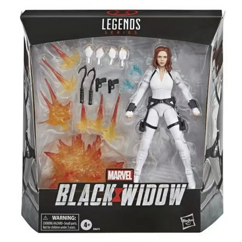 Original Hasbro Marvel Legends Series Black Window Anime Figure Toy Model Collection