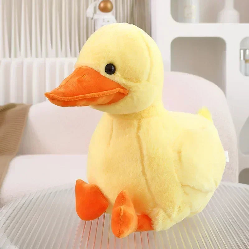 Simulation Small Yellow Duck Kawaii Wild Green Duck Plush Toys Cartoon Stuffed Animals Dolls Soft Throw Pillow Toys Room Decor