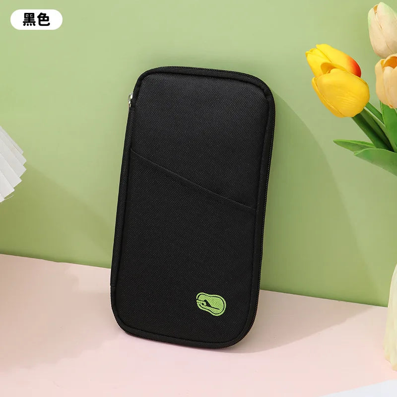 Multi-Functional Wallet-Style Travel Document Holder Men's Women's Style Passport Wallet Organizer Bag Wholesale Stock Available