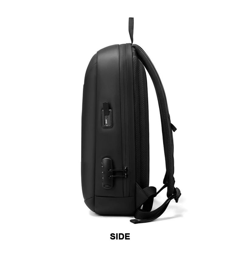 SWISS Travel Business Backpack Expandabl USB Laptop Waterproof Password Lock Bag