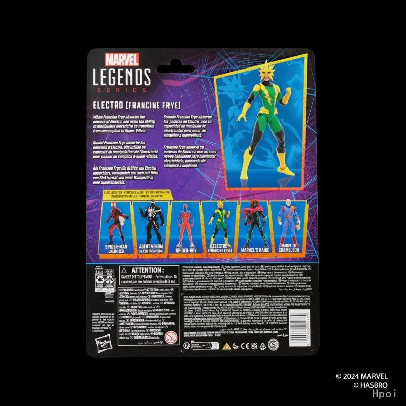 Original Hasbro Marvel Legends Series Electro (Francine Frye) Action Toy Figure