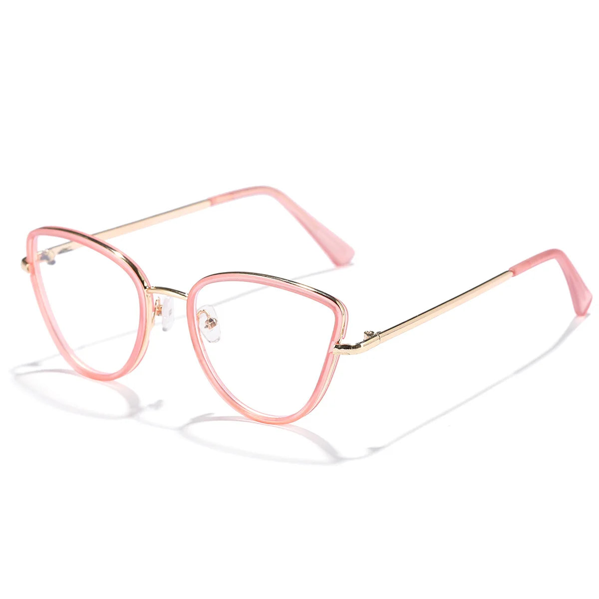 2 in 1 Photochromic Eyeglasses Cat Eye Anti Radiation Eyewear for Women Men