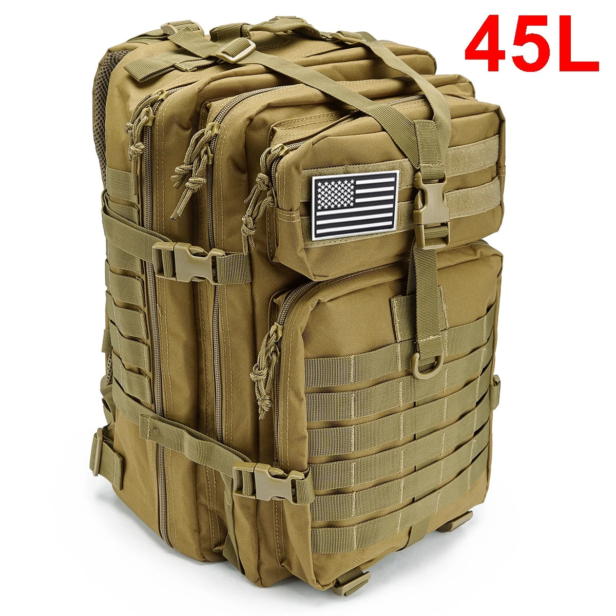 30/50L Tactical Backpack Military Survival Outdoor Molle Assault Pack Hiking Bag