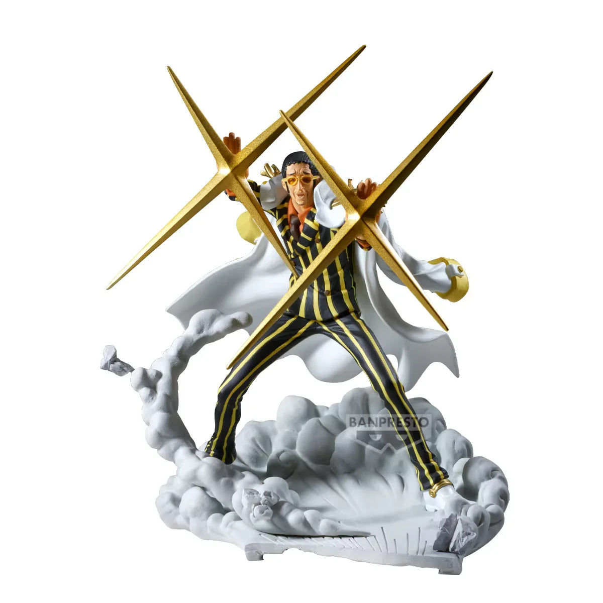【IN STOCK】Original Banpresto One Piece Luffy Gear 4 Snakeman vs Kizaru Borsalino Battle Scene Figure 22cm PVC Collectible Model