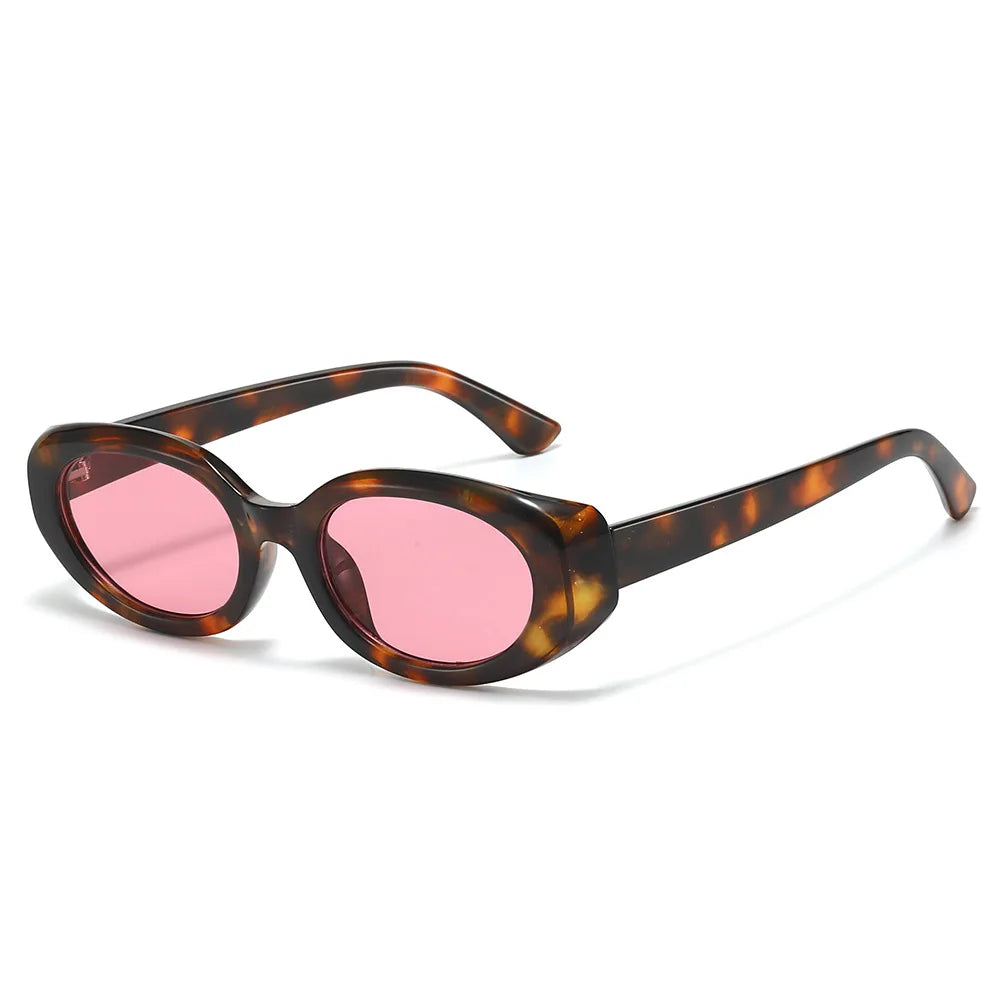 JNPCXI Retro Small Cat Eye Sunglasses Women Fashion Colorful Shades Leopard Sun Glasses Female UV400 Men Eyewear