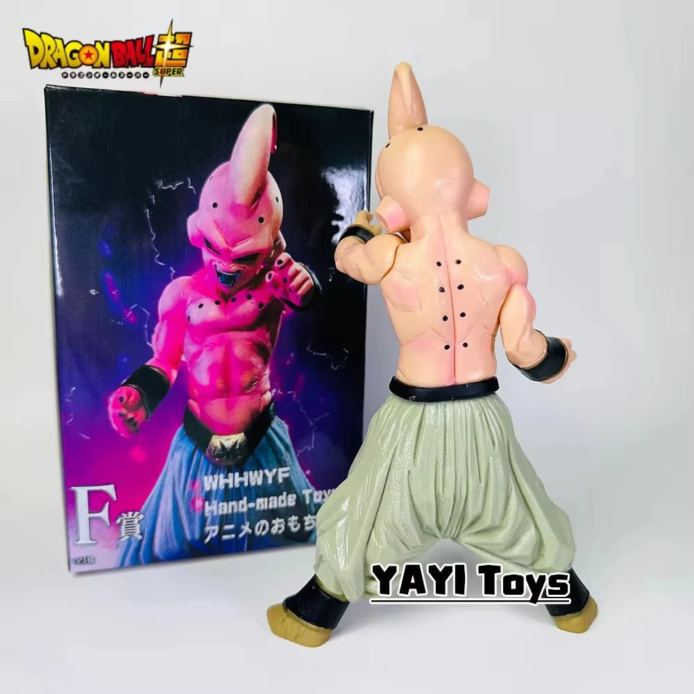 Hot 18cm Dragon Ball Anime Figure Super Saiyan Action Figures Buu PVC Model Toys Car Decoration Collection Toys For Kids Gifts