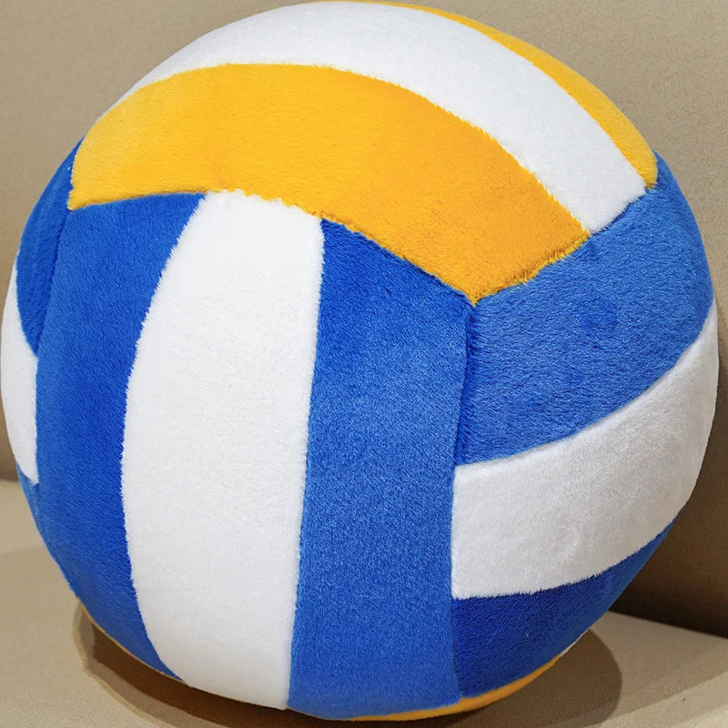 New Amusing Lifelike Volleyball Plush Toys Stuffed Full Colorful Doll Soft Throw Pillow Creative Home Decor Sofa Backrest