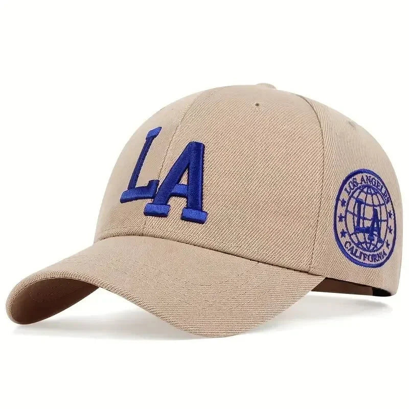 Casual Hats Sunscreen Hat LA Letter Embroidery Snapback, Baseball Adjustable Caps