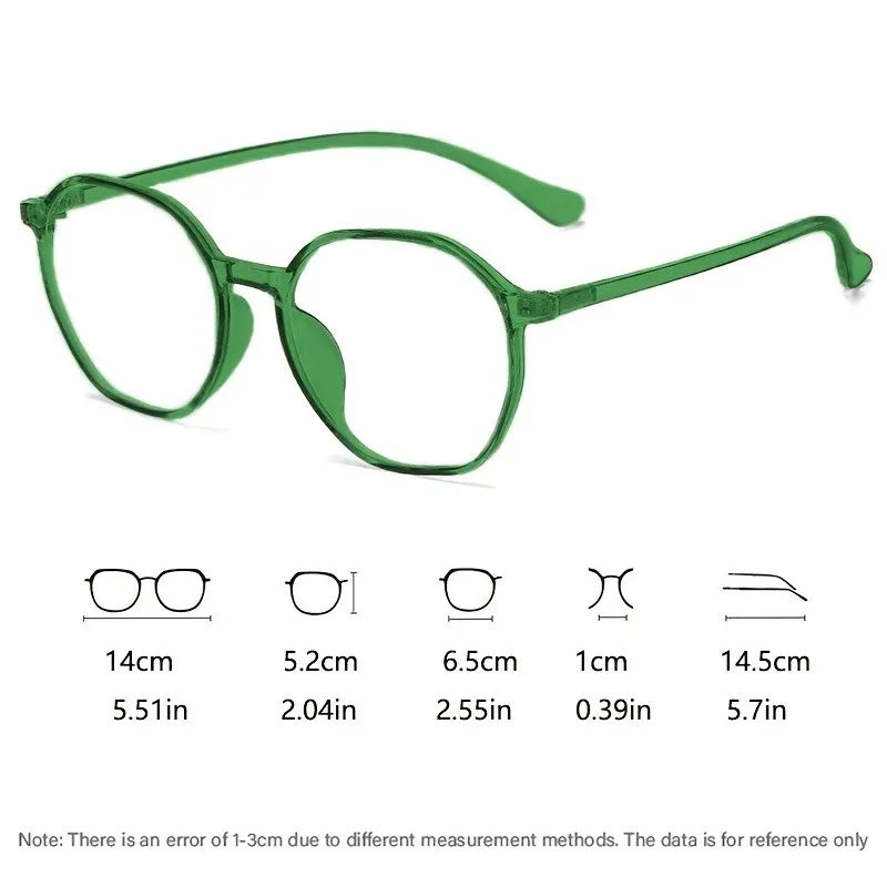 Stylish HD Reading Glasses for Women Clear Lenses for Reading Close-Up Tasks Reading Accessories