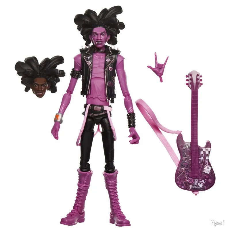 Original Hasbro Marvel Legends Series Spider-Punk Anime Figure Toys Model Collection