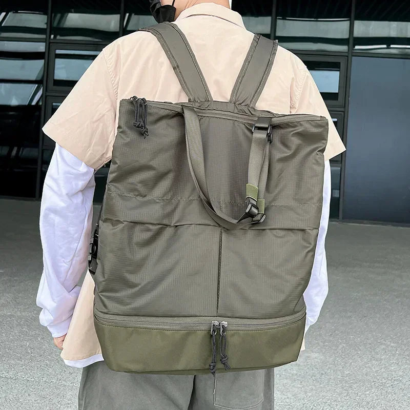 Women&Men Backpack Large Capacity Unisex Backpacks Nylon Waterproof Sports Bag Trend School Bags Portable Leisure Travel Handbag