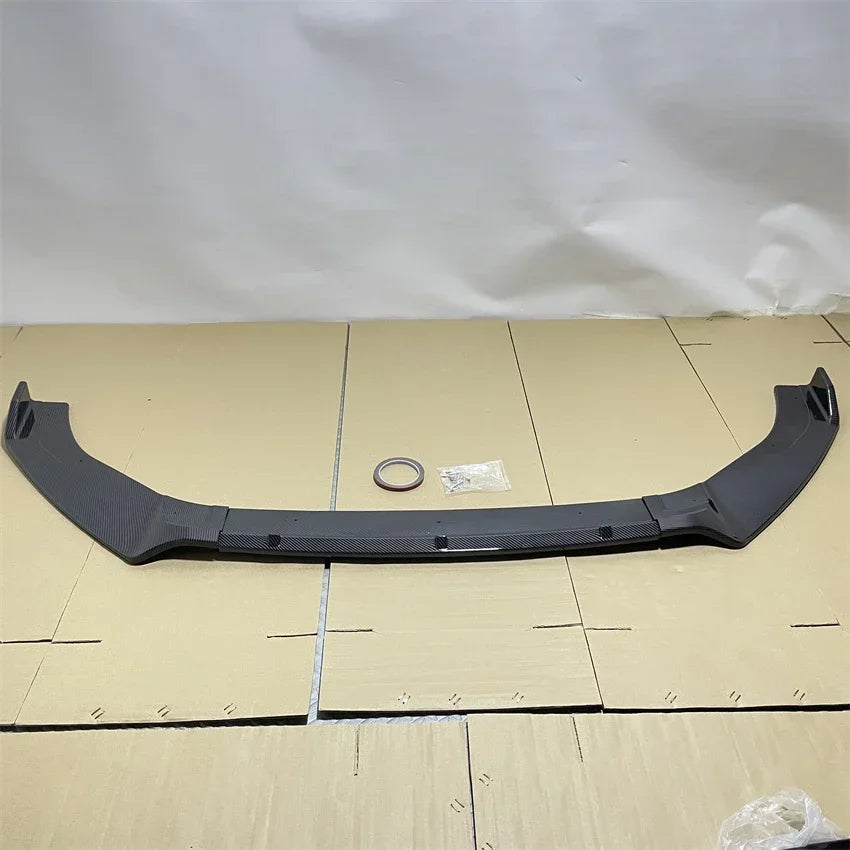 For VW Golf 7 7.5 MK7 MK7.5 GTI GTD R R-Line 2012-2020 Car Front Bumper Splitter Lip Spoiler Body Kit For Volkswagen Gloss Black