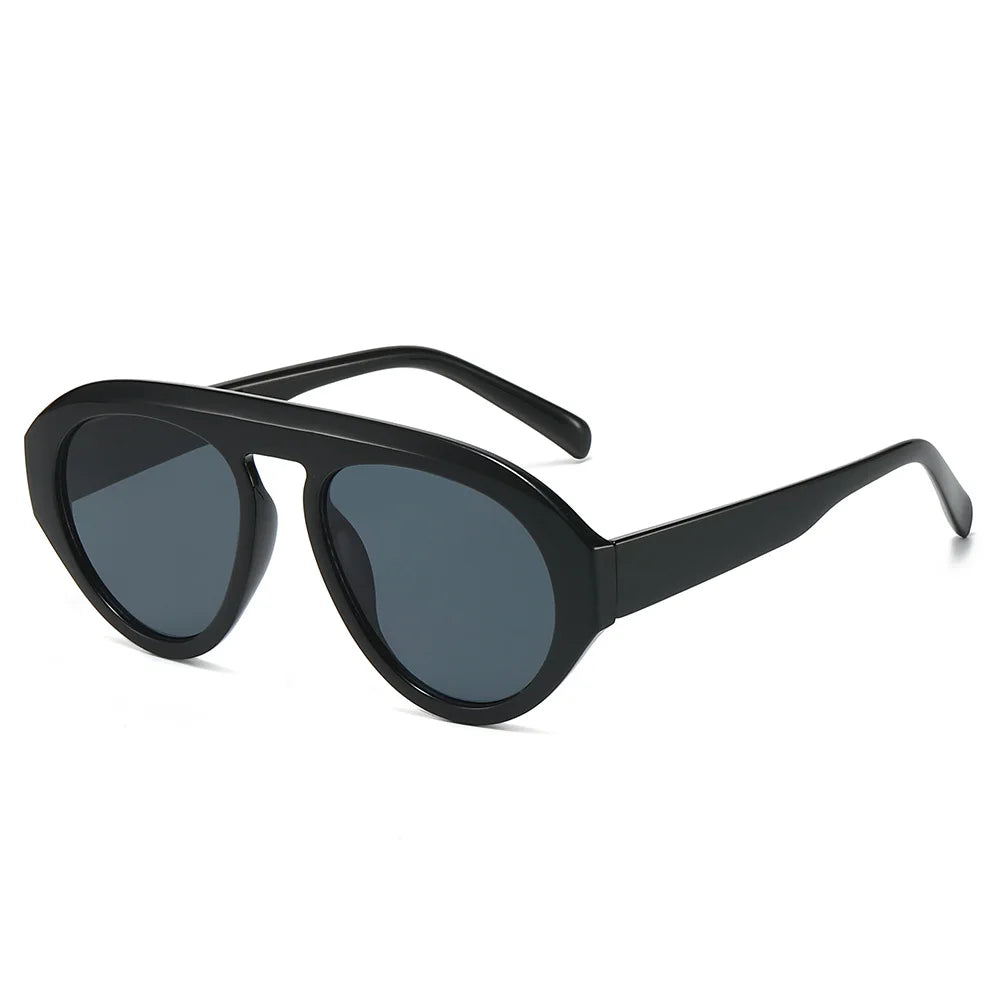 JNPCXI Retro Pilot Candy Colors Sunglasses Women UV400 Retro Trending Punk Outdoor Men Leopard Champagne Sun Glasses