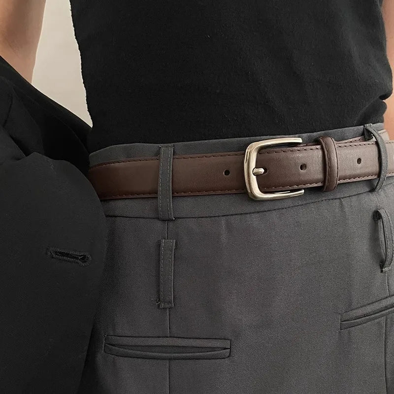Decorative Belt Women With Skirts And Simple Korean Version Of The New Brown Belt Accessories High-End Sense