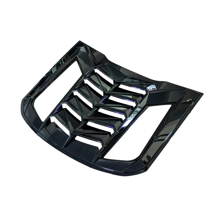 Car Rear Louver Window For Ford Mustang 2015-2023 Side Shutter Cover Trim Sticker Vent Scoop Car Accessories Window Blinds