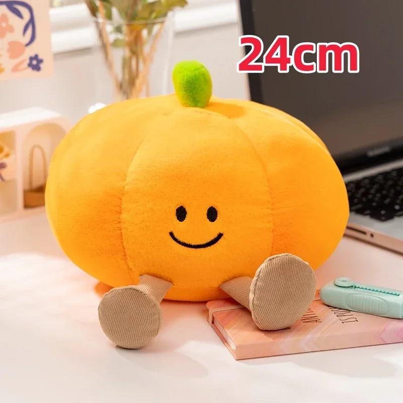 18~30cm Kawaii Halloween Pumpkin Ghost Plush Toy Plushie Soft Plant Stuffed Doll Holidays Props Decorative Throw Pillow for Kids