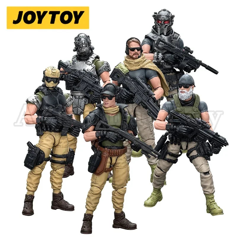 JOYTOY 1/18 3.75 Action Figures Military Armed Force Series Female Gunner Model