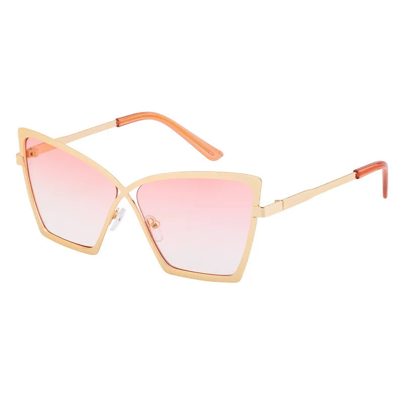 JNPCXI New Luxury Metal Frame Women Sunglasses Fashion Brand Design Punk Men Sunglass Outdoor Driving Travel Shades UV400