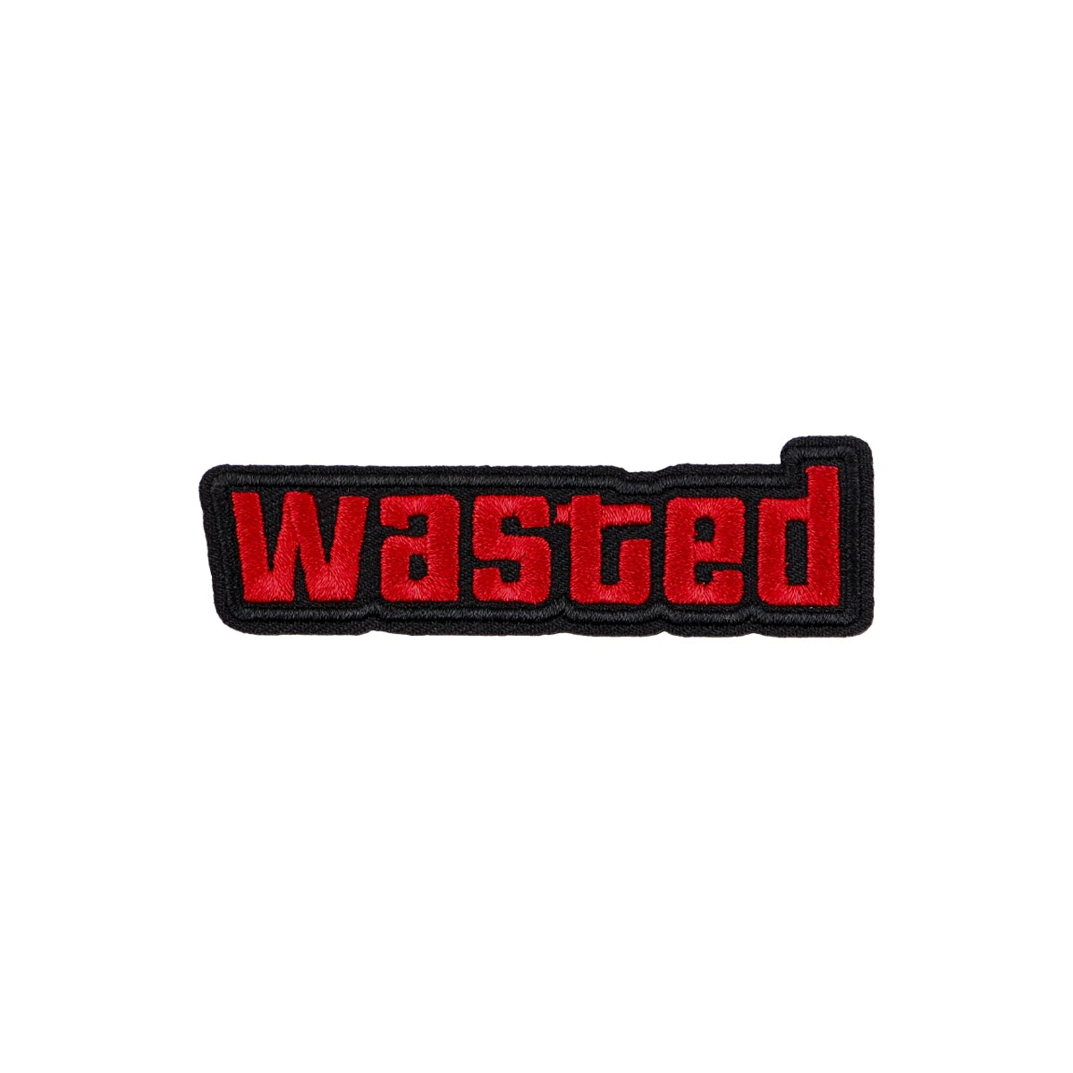 "Wasted" Iron On Patch Clothes Patch For Clothing Funny Embroidered Patch Garment Apparel Accessories Sewing Stickers